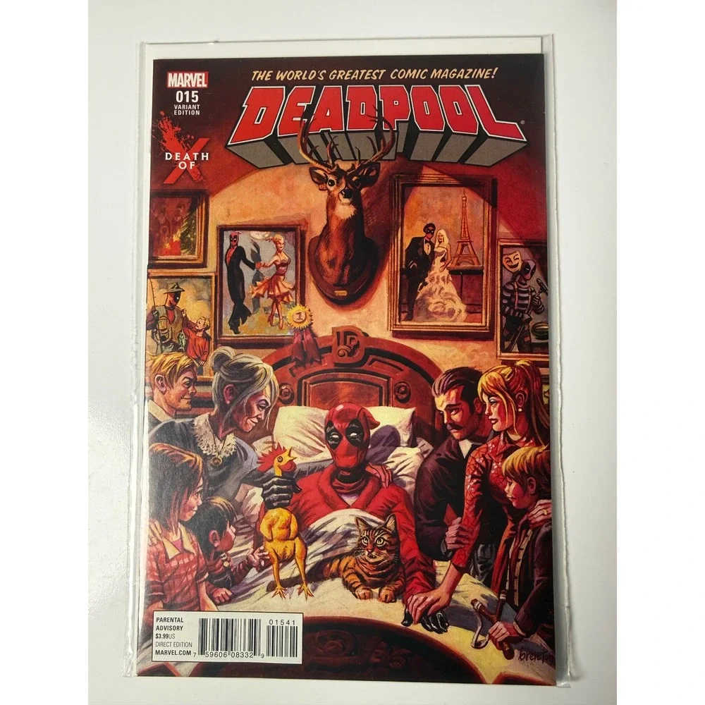 Marvel Deadpool 015‎ Variant Edition Death of X Dan Brereton Cover Comic 2016